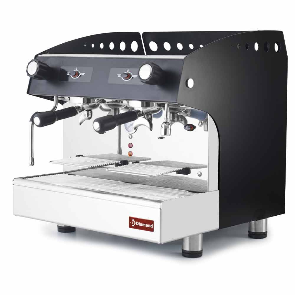 Espressomaskine   Compact Line   2 Grupper   Semiautomatisk   Med Blødgøringsanlæg fra Maxigastro
