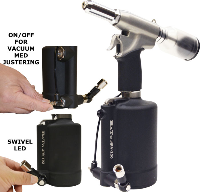 Bato Heavy-duty Luftnitteapparat    -  4mm  Med Vacuum System