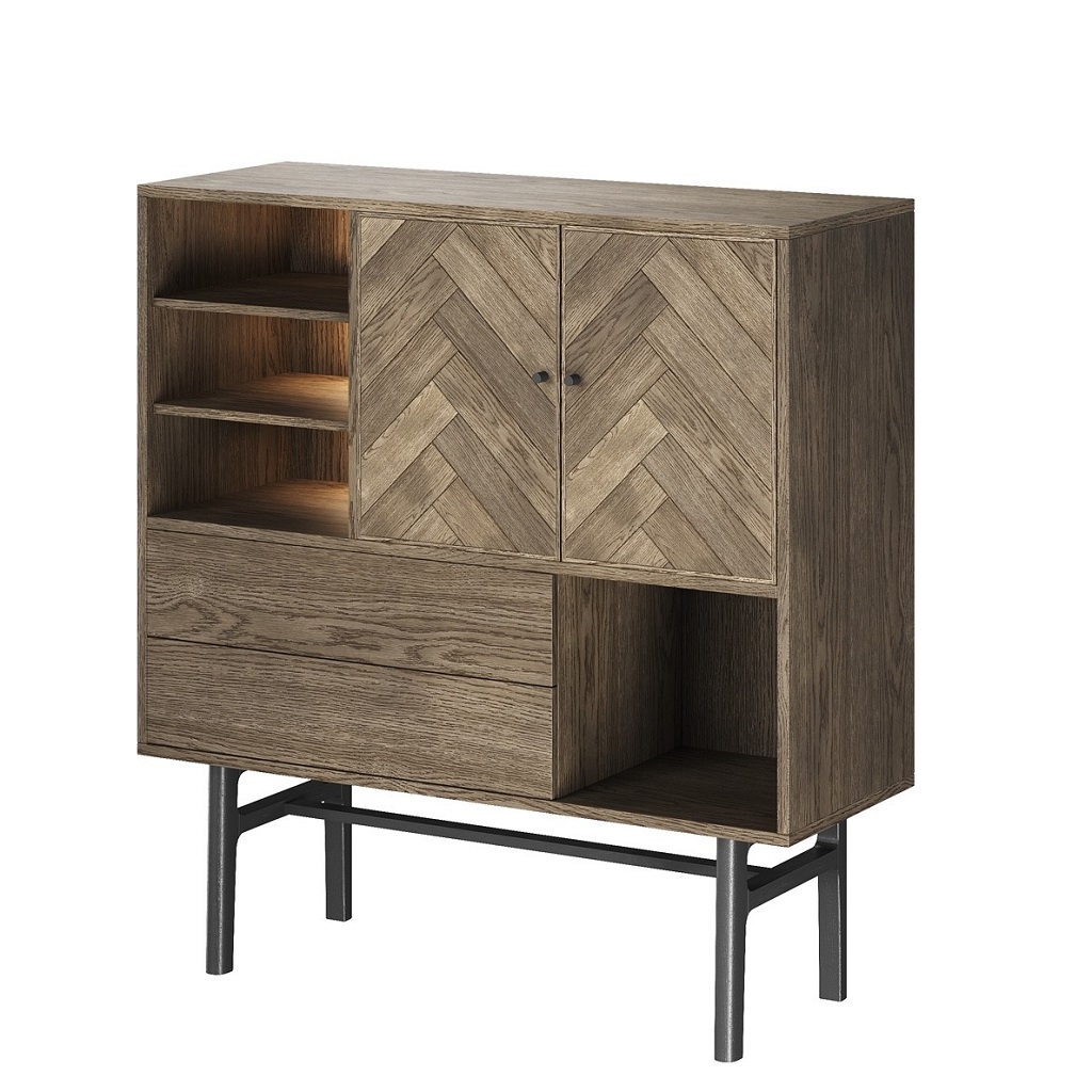 Casø 230 Highboard   Sildebenslåger Røget