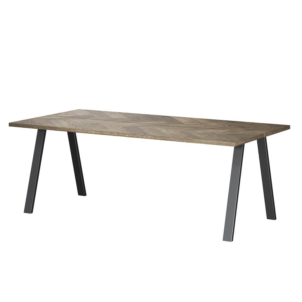 Casø 230 Plankebord   Sildebensmønster Røget
