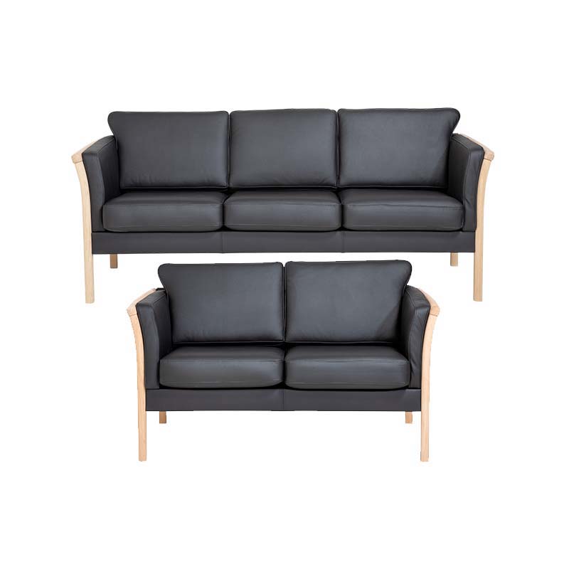 Denver Lux     Pers  Sofasæt Stof Læder