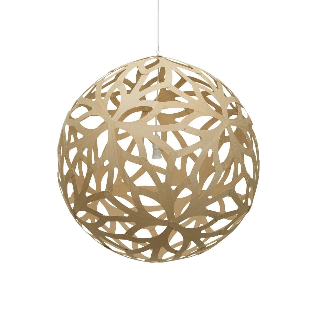 Floral ø120 Pendel Bamboo     fra David Trubridge