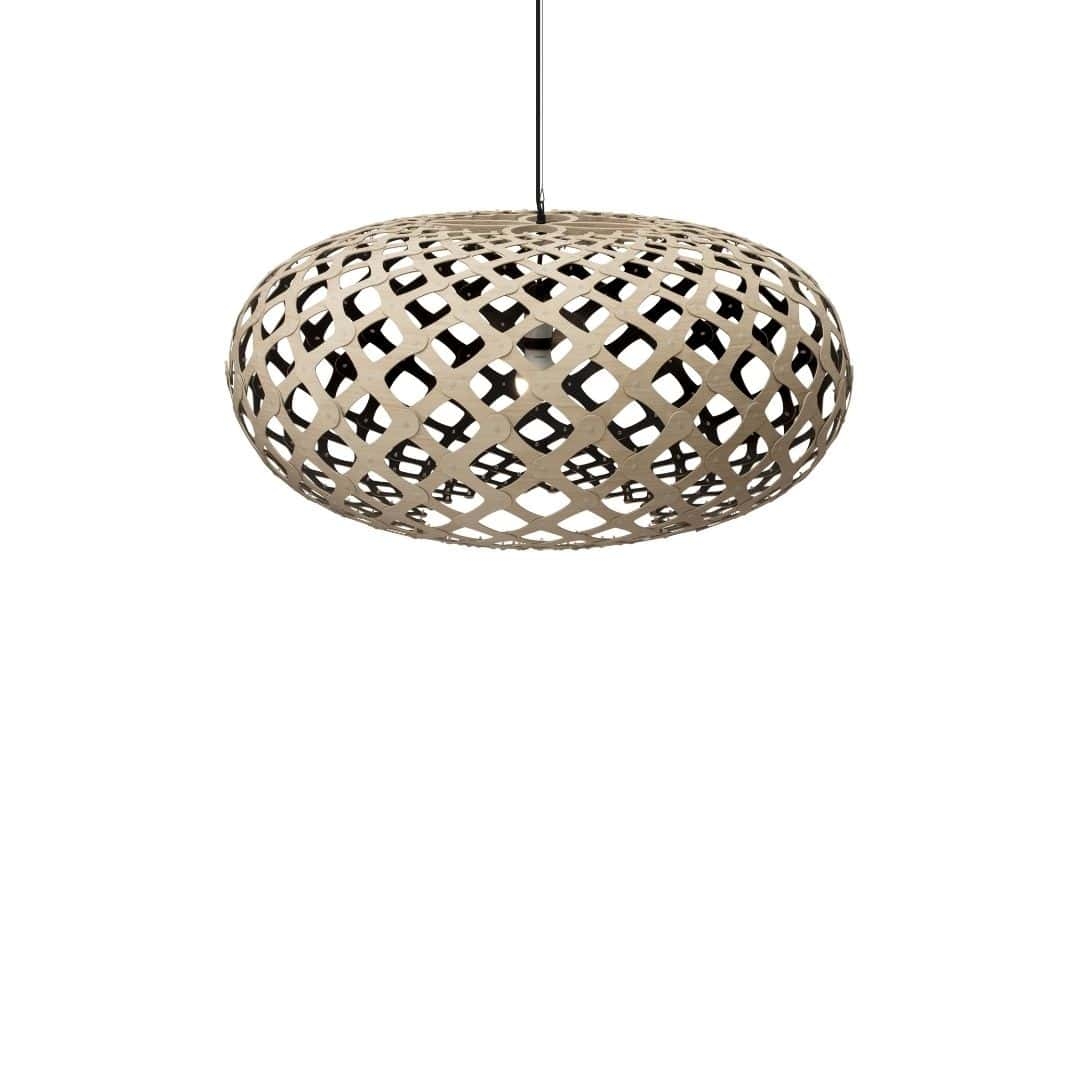 Kina ø100 Pendel Bamboo   Sort     fra David Trubridge