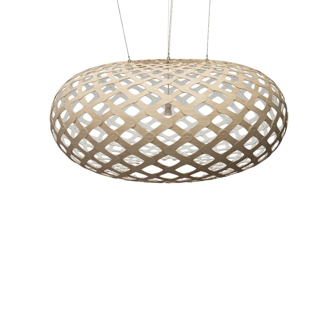 Kina ø140 Pendel Bamboo   Hvid     fra David Trubridge