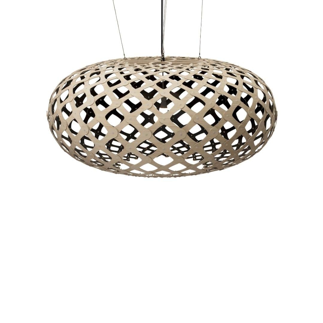 Kina ø140 Pendel Bamboo   Sort     fra David Trubridge