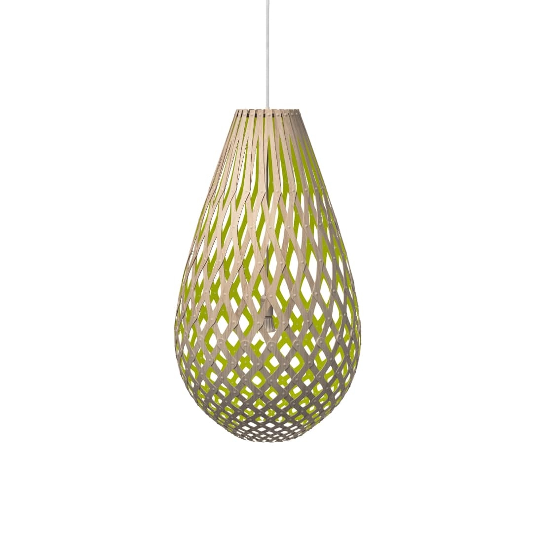 Koura H120 Pendel Bambus Lime     fra David Trubridge