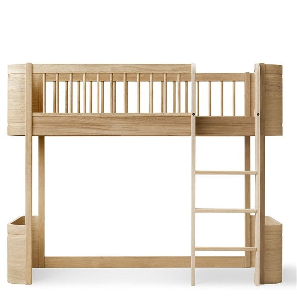 Wood Mini+ Halvhøj Seng Eg fra Oliver Furniture
