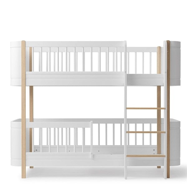 Wood Mini+ Halvhøj Køjseng Hvid Eg fra Oliver Furniture