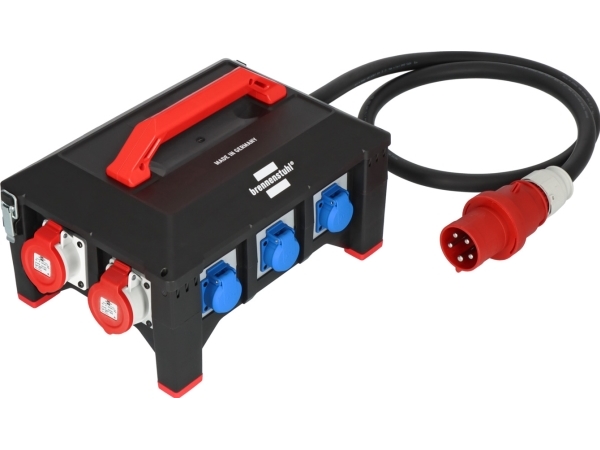 Bsv 5 63a Rcd Type B, Basis, Universel, Plast, Gummi, Sort, Sort, 9 Ac Stikkontakt(er) fra Brennenstuhl