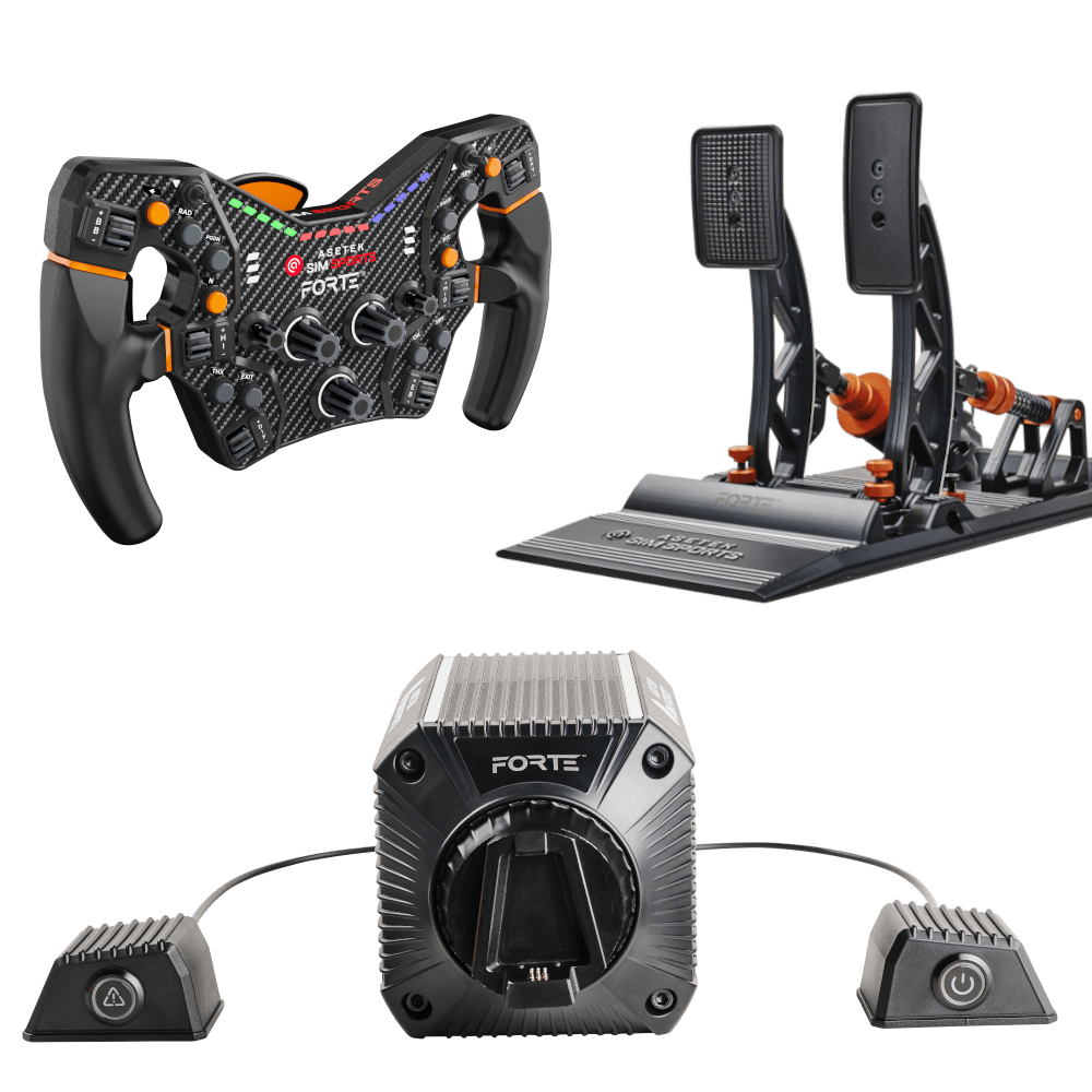 Asetek Forteâ  Bundle Komplet Sim Racing Kit