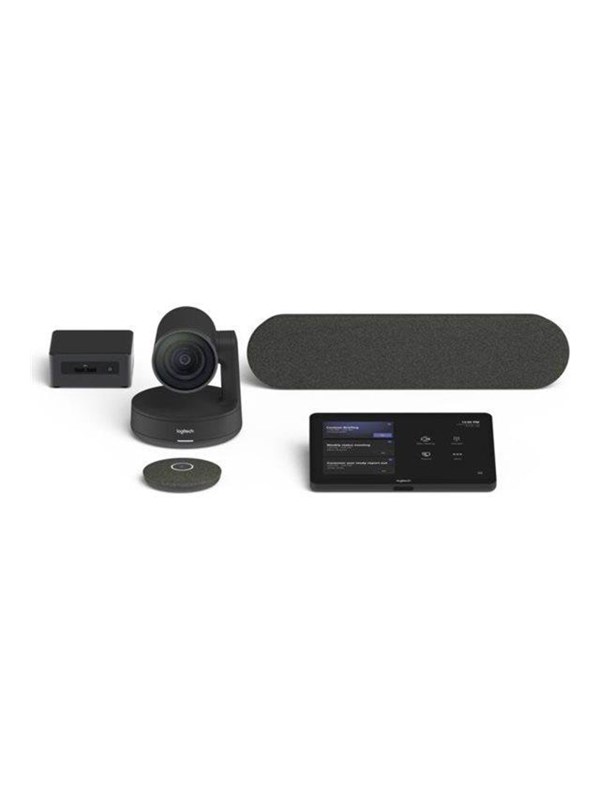 Logitech Medium Microsoft Teams Rooms With Tap   Rally System   Asus Nuc