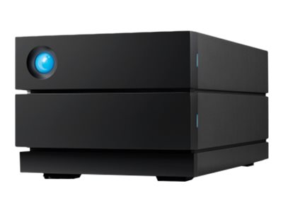 2big Raid Sthj36000800   Harddisk Array   36 Tb   2 Bays   Hdd 18 Tb X 2   Usb 3.1 Gen 2 (ekstern)   Med 5 års Rescue Data Recovery Service Pla fra Lacie