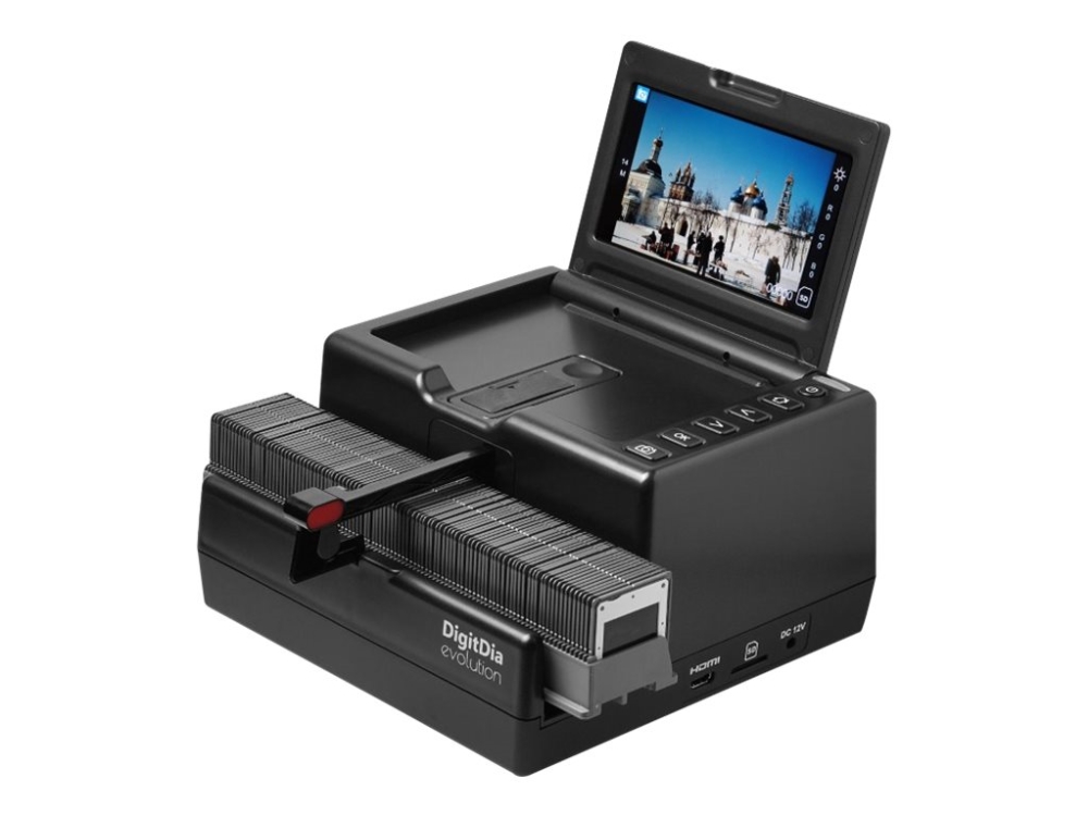 Digitdia Evolution   Filmscanner (35 Mm)   Cmos   35 Mm Film   4608 Dpi X 3072 Dpi   Adf (50 Dias)   Hdmi fra Reflecta
