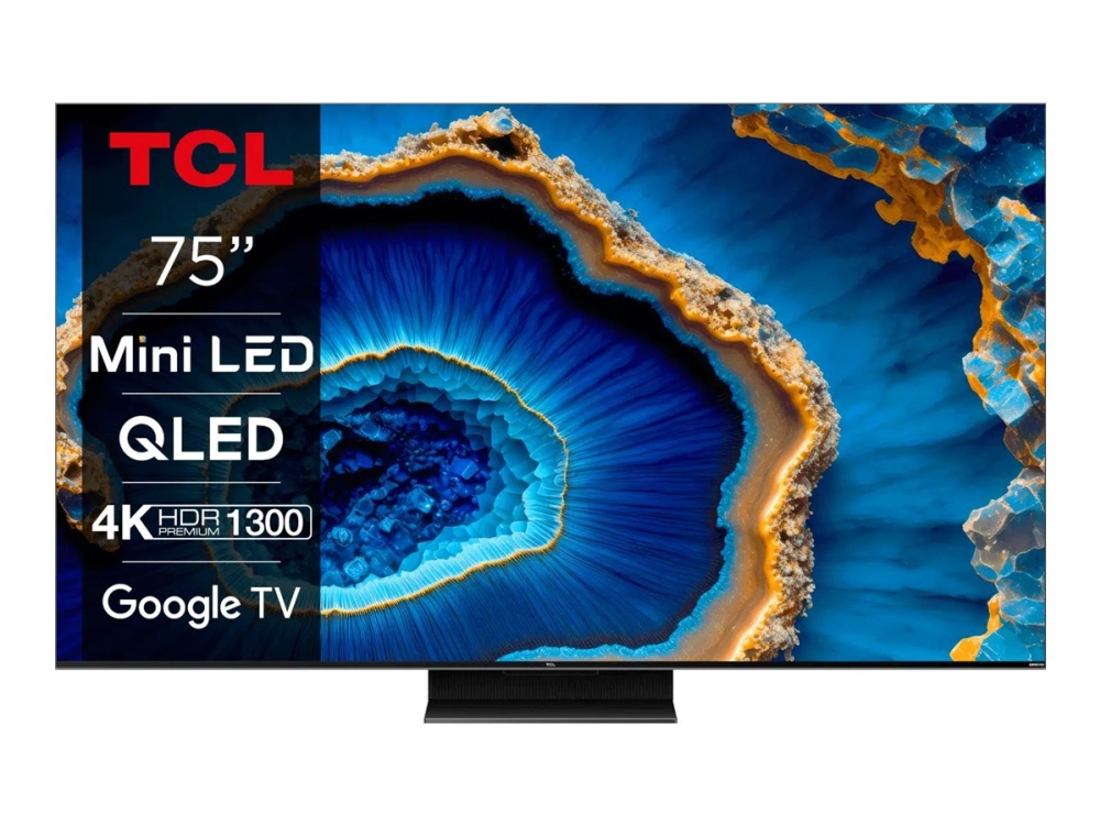 75c805   75" Diagonal Klasse (74.5" Til At Se)   C80 Series Led Bagbelyst Lcd Tv   Qled   Smart Tv   Google Tv   4k Uhd (2160p) 3840 X 2160   Hdr fra Tcl
