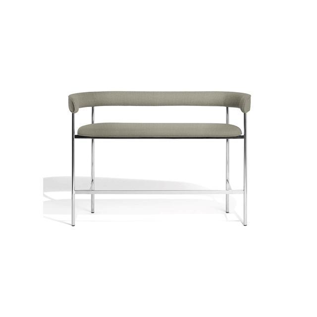 Møbel Copenhagen Font Bar Sofa 65   Vidar 222 Poleret Stål Stel
