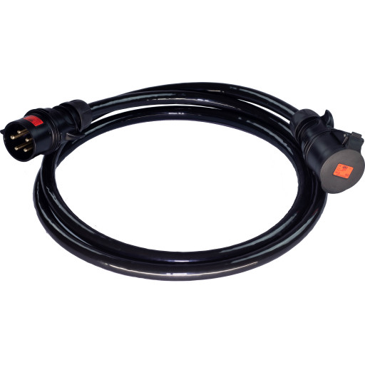 10 Stk Alukaflex Midnight Pur 5g16 63a 15m Cee, Ip67, Sort fra Dancables