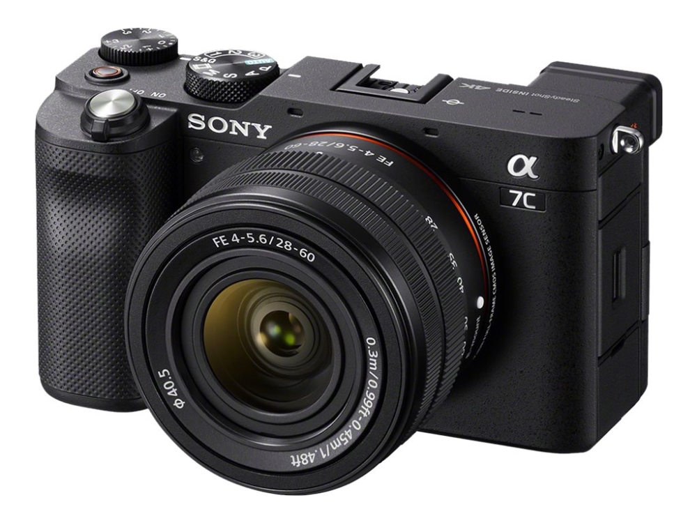 A7c Ilce 7cl   Digitalkamera   Spejlløst   24.2 Mp   Full Frame   4k   30 Fps   2.1x Optisk Zoom 28   60 Mm Objektiv   Wireless Lan, Nfc, Blueto fra Sony