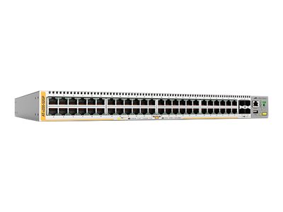 Allied Telesis At X220 52gp   Switch   L3   Administreret   48 X 10 100 1000 (poe+) + 4 X 10 100   Monterbar På Stativ   Poe+ (740 W) fra Allied Telesyn International