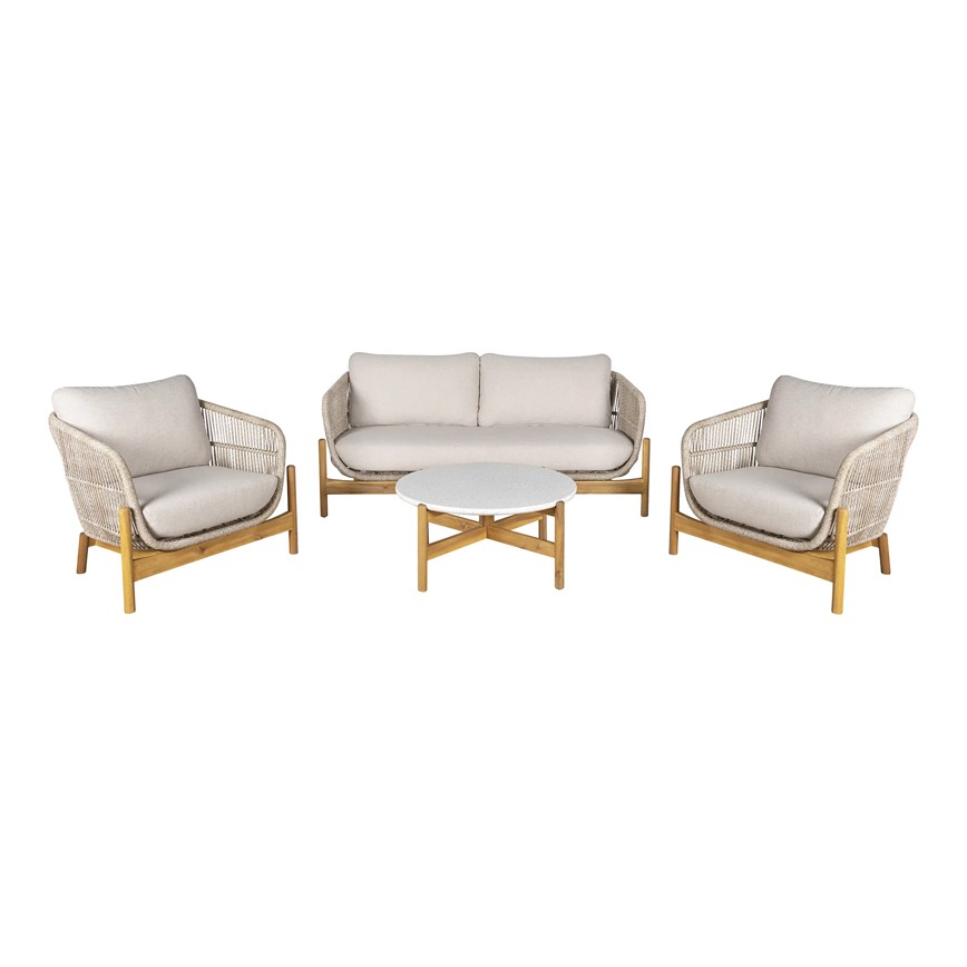 Loungesæt Sofa 2stol Bord