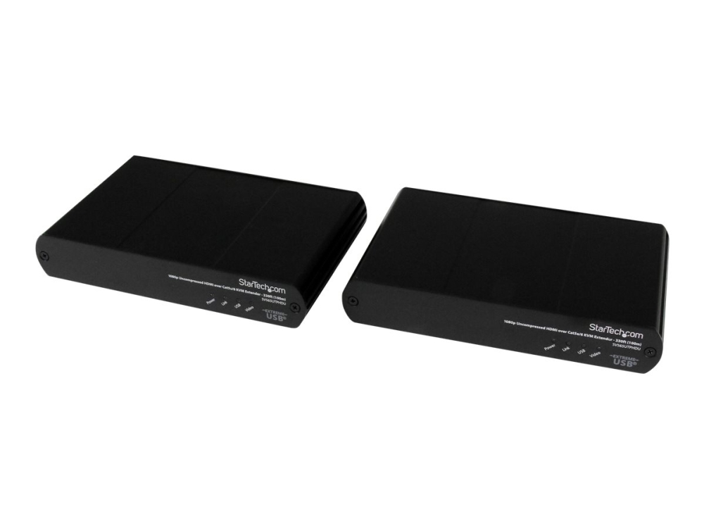330ft (100m) Usb Hdmi Over Cat5e   Cat6 Kvm Extender   1080p Uncompressed Hd Video   It Grade Kvm Console Extender For Pc (sv565utphdu) fra Startech.com