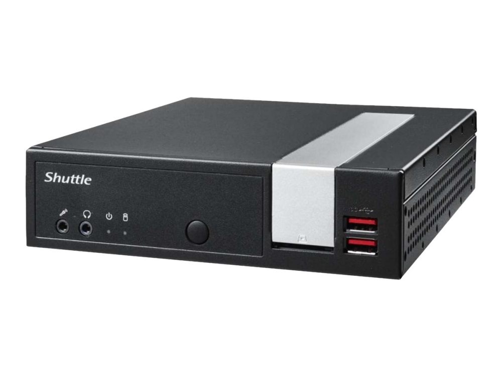 Shuttle Xpc Slim Dl20n6v2   Barebone   Slim Pc   1 X Pentium Silver N6005   Op Til 3.3 Ghz   Ram 0 Gb   Uhd Graphics   Gigabit Ethernet, 2.5 Gigabit fra Shuttle Computer Group