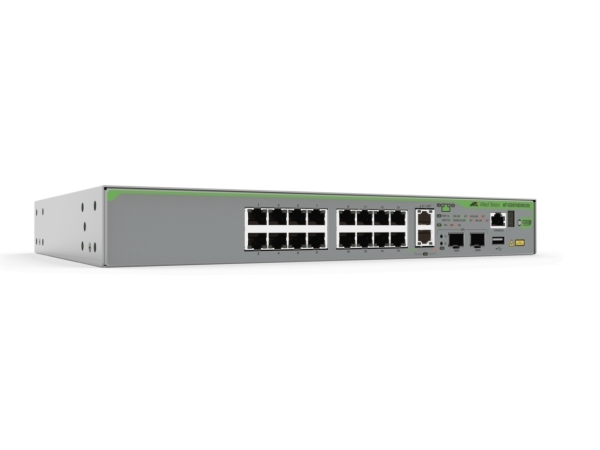 Allied Telesis L3 Stackswitch 16x 0 100 1000 T 2x1 2.5 5 10g T 2xsfp+ Port Eupc (at Gs970emx 20 50) fra Allied Telesyn International