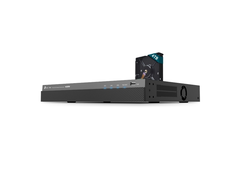 Tp Link Vigi Viginvr2016h 16mp4tb, 16 Kanaler, 3840 X 2160 Pixel, 16 Kanaler, 720p, 1080p, 2160p, 3840x2160 30hz, 1920x1080 60hz, 1680x1050 60hz, 144 fra Tp-link