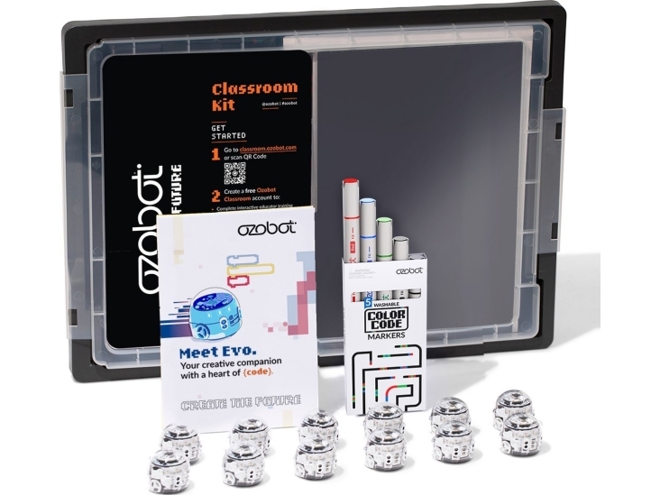 Evo Smart Minibot   Skolesæt   12 Fr fra Ozobot