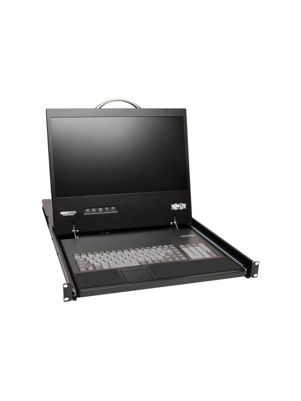 19 Quot  Eaton Series  -port Ip Rack Console Cat5 Kvm Switch 19 Quot  Lcd     User 1urm Taa