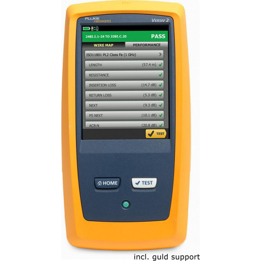 Dsx2 5000 Gld Int Cable Analyzer Versiv fra Fluke