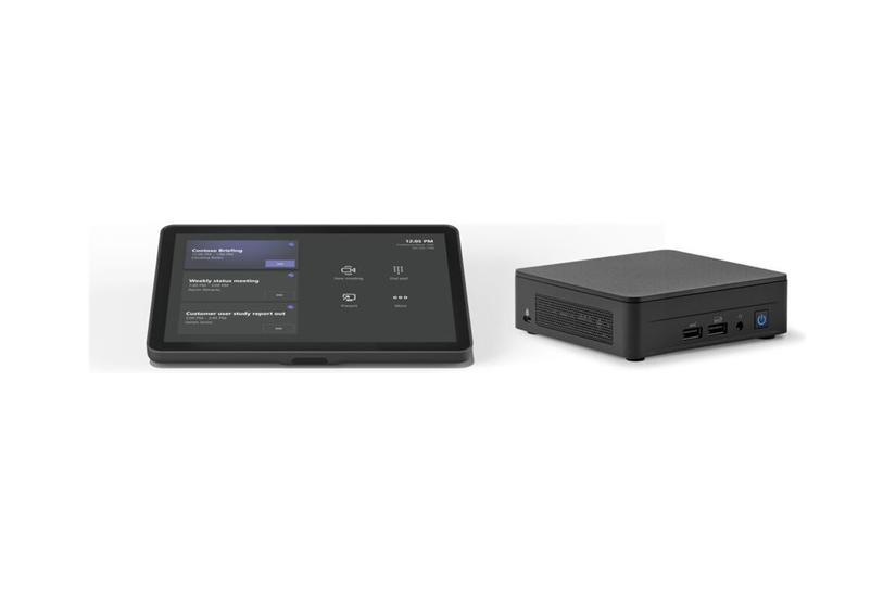 Base Microsoft Teams Rooms (no Av) With Tap + Asus Nuc fra Logitech