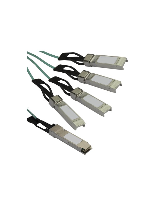 Startech Com Cisco Qsfp-4x10g-aoc3m Compatible Qsfp    Breakout   Cable     Breakout Cable     Black Sort   Meter