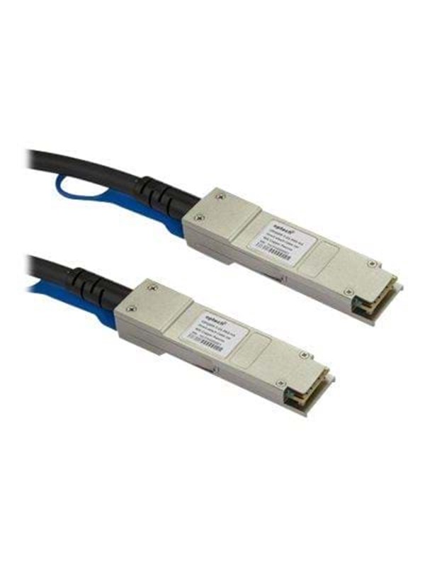 Startech Com 10m 33 Ft Cisco Qsfp-h40g-acu10m Compatible Qsfp  Dac Cable 40gbase-kabel Til Direkte Påsætning 10   Sort Sort 10 Meter