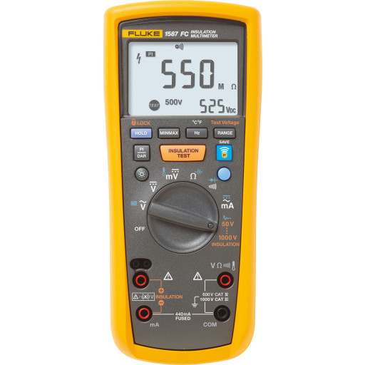 Højtydende 2 I 1 Isolationsmultimeter 1587 Fc fra Fluke