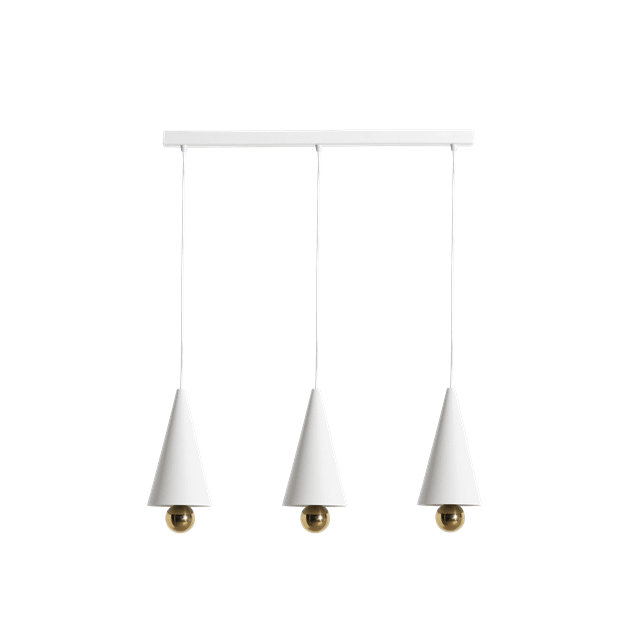 Petite Friture Cherry Led Pendel System Lineær   Stk  Lille Hvid