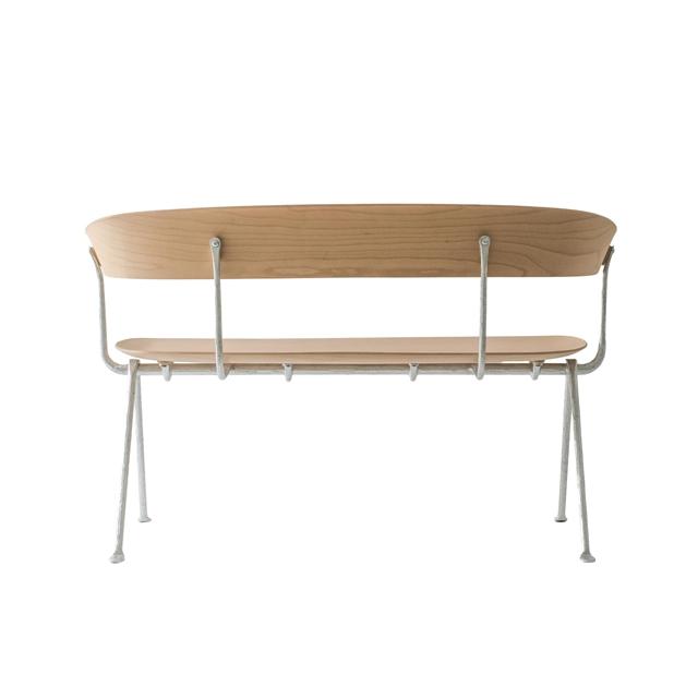 Magis Officina Duetto Bænk Galvaniseret Natural