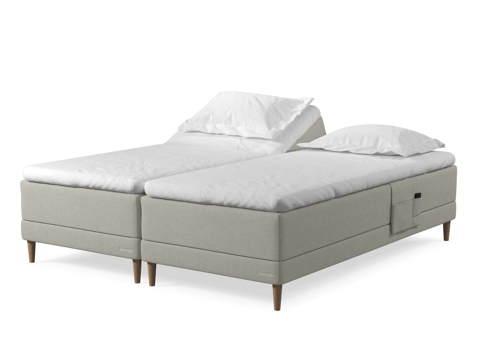 Dunlopillo  Pure Boxelevationsseng 180x200   Madras   Hævebund     Design