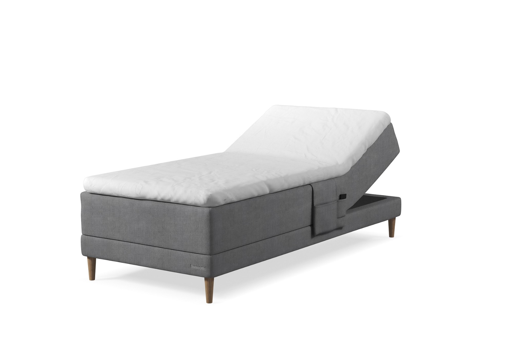 Dunlopillo  Pure Boxelevationsseng 90x210   Madras   Hævebund     Design
