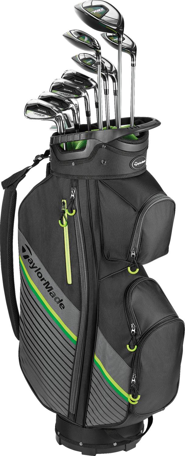 Rbz Speedlite Herre Golfsæt   Black Green   Venstre   Dr, 3fw, 5fw, 4hy, 5hy, 6 9, Pw, Sw, Putter     Rbz Speedlite Senior Grafit fra Taylormade