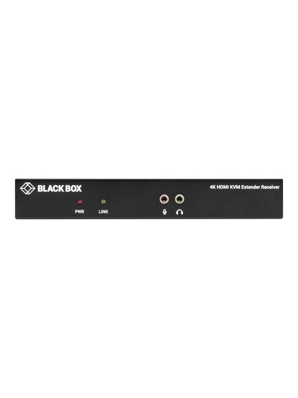 Black Box Kvx Series Kvm Extender Over Catx 4k Single-head Hdmi Usb     Serial Audio Local Video
