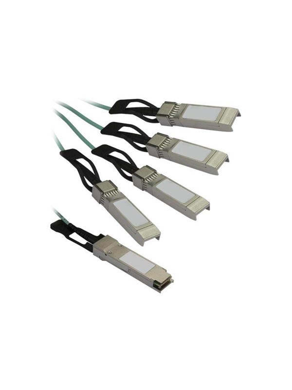 Startech Com Cisco Qsfp-4x10g-aoc10m Compatible Qsfp  Breakout Cable 15   Breakout Cable 15   Black Sort 15 Meter