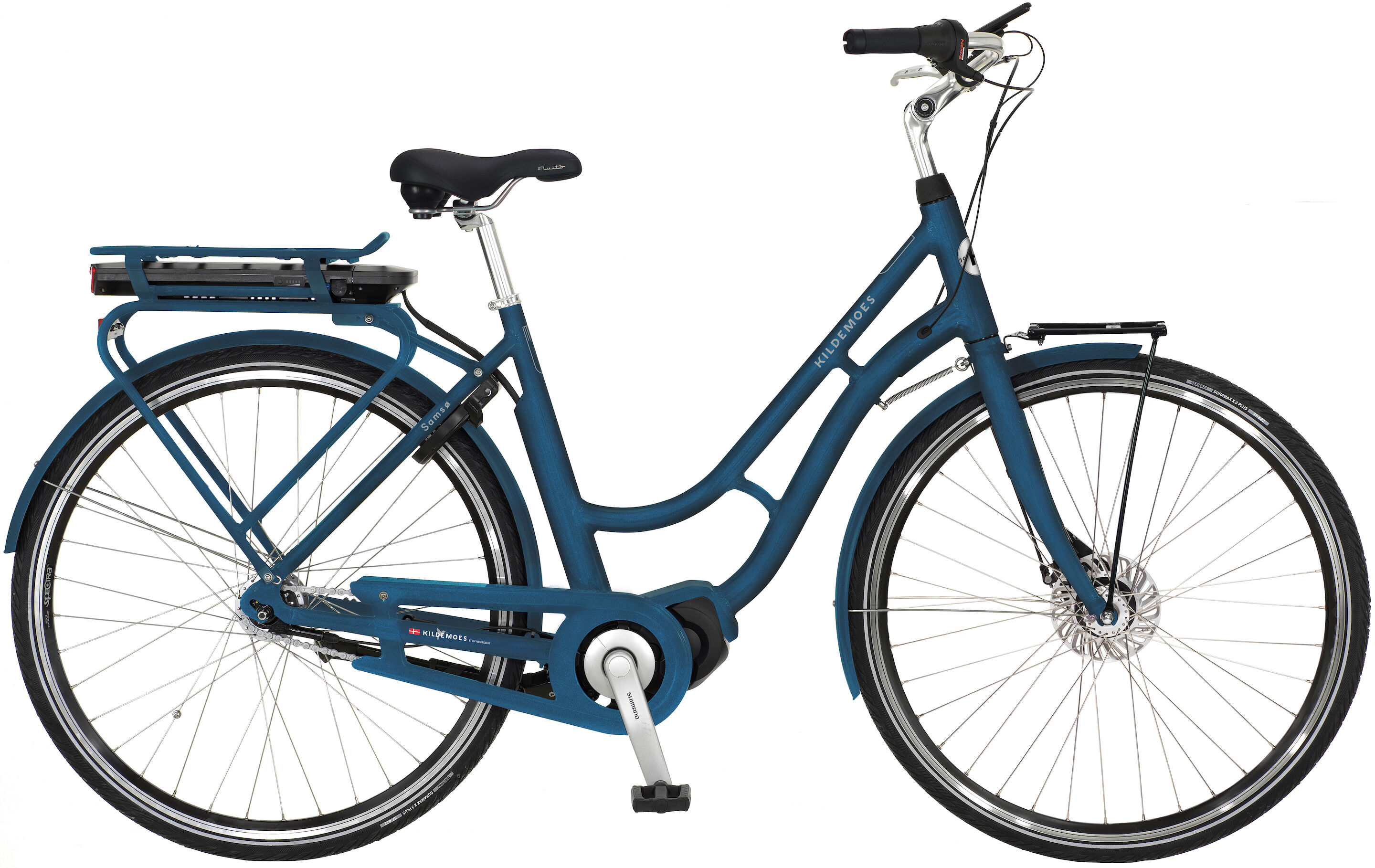 Samsø Shimano Steps Dame 2022   Blå fra Kildemoes
