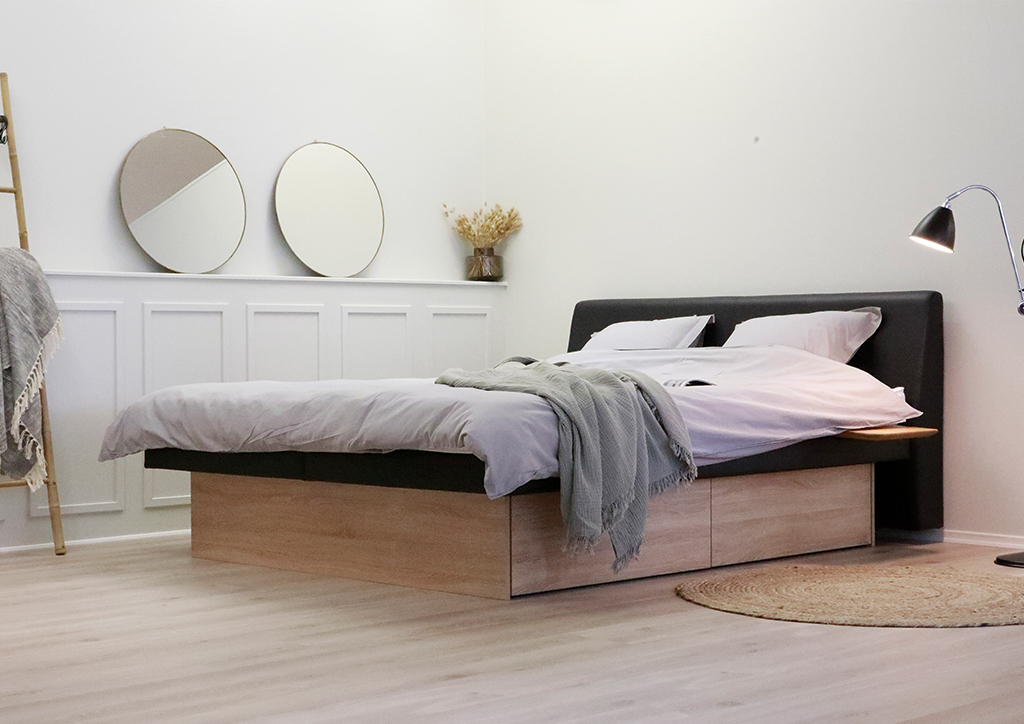 Wacore Space Softside Vandseng Med Skuffe Sokkel -180x200-dual     Dele -tec
