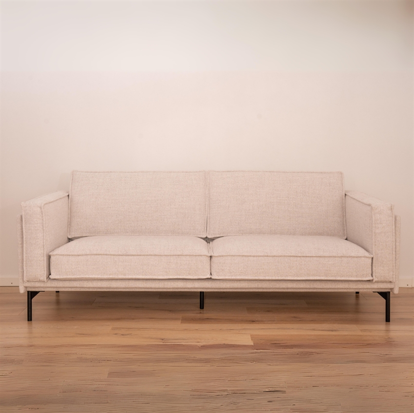 Milano Grå Sofa      Personers Sofa Inkl  Puf