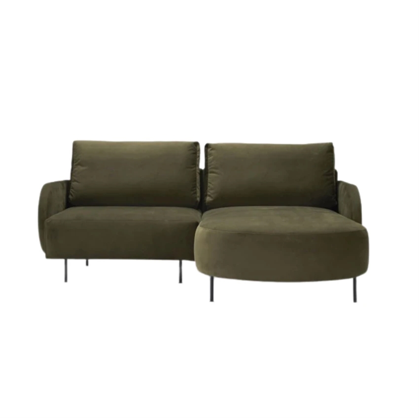Nabran Sofa    Chaiselong      Personers Grøn Sofa