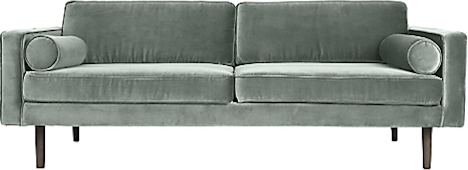 -personers Veloursofa Broste Copenhagen Wind Chinois Grøn H74ã B88ã L200