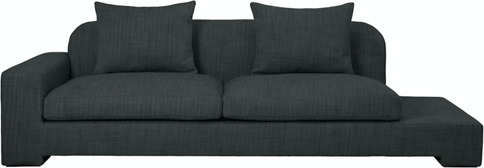 -personers Stofsofa Broste Copenhagen Bay Grøn 250x92x70