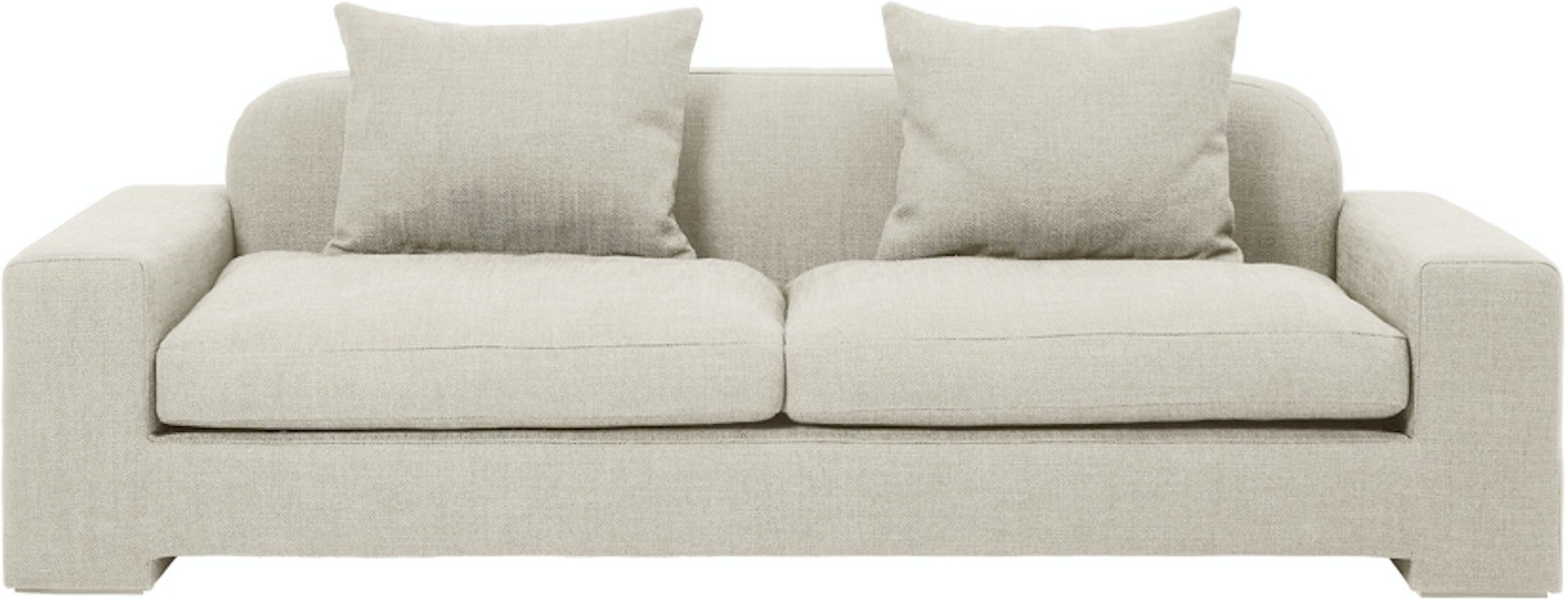 -personers Sofa Broste Copenhagen Bay Sandfarvet Stof 228