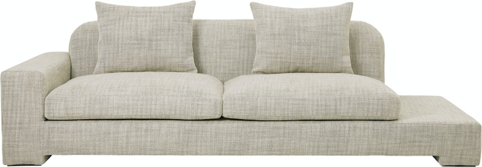 -personers Sofa Broste Copenhagen Bay Beige Stof 250