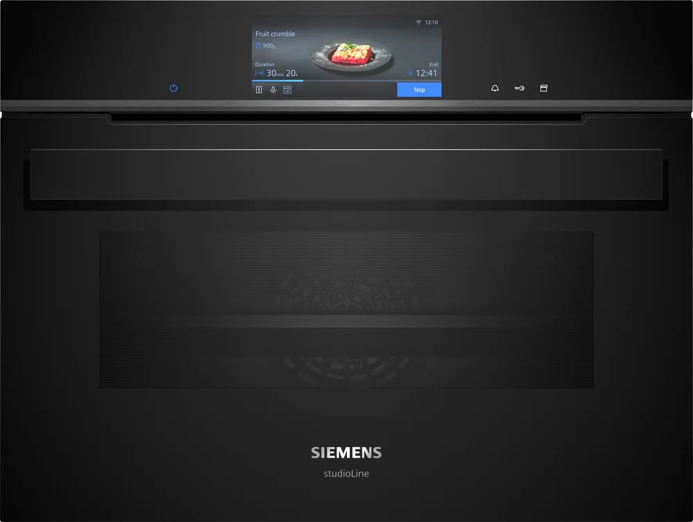 Kompakt Dampovn 47l   Disp  Sort Siemens Iq700 Cs958gcb1